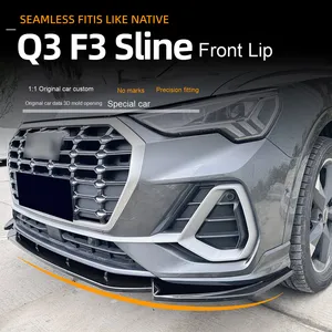 อุปกรณ์ตกแต่งภายนอก S-line F3 <span class=keywords><strong>Q3</strong></span>ออดี้2019 + ตัวแยกขอบกันชนรอบทิศทางสำหรับรถยนต์ - Product Image 2