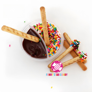 High Quality OEM Wholesales Kids Snack 3 in 1 Sweet Milk <strong>Chocolate</strong> Cookies Stick Cup <strong>Finger</strong> Biscuits Dip <strong>Chocolate</strong> Candy - Product Image 2