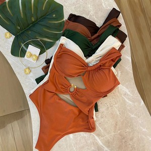 TW Traje de Baño de Un Hombro para Mujer Ropa de Baño 2025 <span class=keywords><strong>Bikinis</strong></span> Sexis Femeninos Biquini con Aberturas - Product Image 5