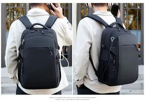LY001 15.6 Inch Waterproof Oxford Laptop <strong>Backpack</strong> with USB Durable Business Travel Student <strong>Backpack</strong> Laptop Bag Customizable Logo - Product Image 6