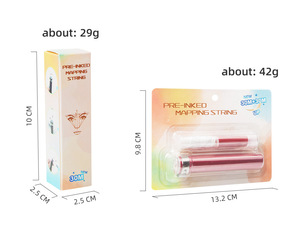 Nuevo estilo, regla de hilo de Microblading de 30M, maquillaje permanente, posicionamiento de cejas, cadena de mapeo, recambios de marcador de cejas preentintado - Product Image 6