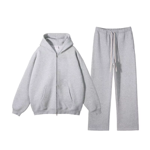 Nouvelle Collection 2026 – Ensemble Survêtement <span class=keywords><strong>Homme</strong></span> Décontracté en Molleton Couleur Unie – <span class=keywords><strong>Marque</strong></span> Tendance – Tenue de Sport Tricotée pour Hommes - Product Image 2