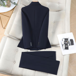 Chaqueta de <span class=keywords><strong>Traje</strong></span> Profesional de Alta Calidad <span class=keywords><strong>para</strong></span> <span class=keywords><strong>Mujer</strong></span>, Color <span class=keywords><strong>Azul</strong></span> <span class=keywords><strong>Marino</strong></span>, Primavera-Otoño 2026 - Product Image 5