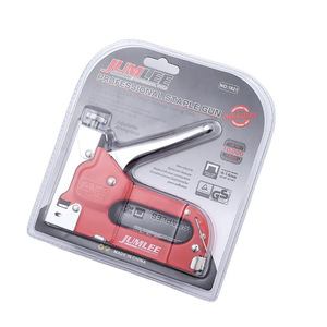 Jumlee Manual Nail Gun 1821 Three Way Plier Stapler <b>For</b> Oil <b>Paintings</b> Picture <b>Frames</b> Plumbing Electrical Binding - Product Image 5