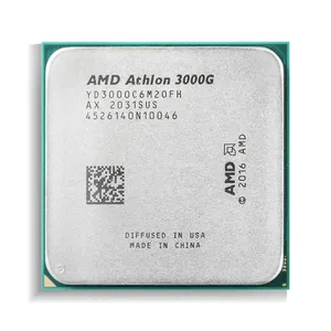 Good Price Processor For AMD Athlon 3000G 3.7Ghz 35W Socket AM4 CPU