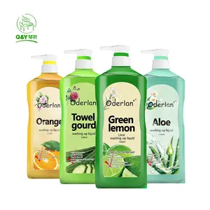 Oderlan lime détergent à vaisselle hautement concentré liquide vaisselle haute densité citron fruits liquide à vaisselle