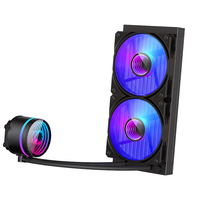 GAMEMAX 240mm Liquid Freezer Intel AMD Compatible Efficient PWM-controlled Pump RGB Fan Factory Customizable CPU Water Cooler