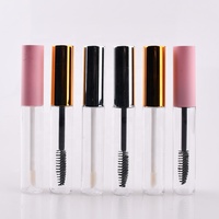 Luxe 5ml rouge à lèvres rose clair vide brillant à lèvres Tubes paquet Logo personnalisé huile pour lèvres emballage conteneurs baguette