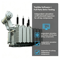 Transformateur de puissance 40 MVA SSZ11 110 kV, conception de simulation professionnelle avec logiciel d'analyse Toshiba