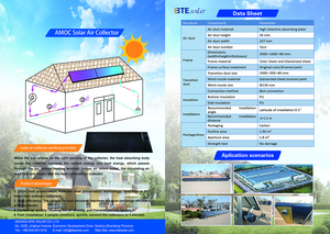 Panneaux solaires thermodynamiques BTE capteur solaire à air à plaque plate - Product Image 5