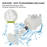 Fontaine à eau automatique pour chat LED Distributeur d'eau potable pour animaux de compagnie pour chien Filtre en acier inoxydable Remplacement Fontaine à eau pour animaux de compagnie