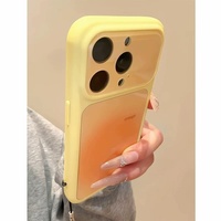 Nouvelle coque de téléphone anti-chute pour iPhone 18 Pro Max, 17, 16, 15, 14, style Ins tendance, motif orange, pour femmes, mignonne et protectrice