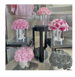 Regalo di san valentino fiori secchi <span class=keywords><strong>Rose</strong></span> d'oro 24 carati di lunga durata per sempre fiori di rosa stabilizzati eterni decorazione scatola regalo fiori - Product Image 6