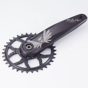 ชุดจานปั่นจักรยานเสือภูเขา/เสือหมอบ ขนาด 170 มม. ทำจากวัสดุอัลลอย 6061-T6 แบบกลวงขึ้นรูป พร้อมจานหน้า 30/34/38 ฟัน - Product Image 3