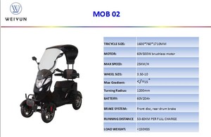 Scooter Eléctrico de Cuatro Ruedas Everbright de Fábrica China Directa <span class=keywords><strong>para</strong></span> Personas Mayores con Discapacidad, Diseño Plegable, Electrónico Inteligente - Product Image 5