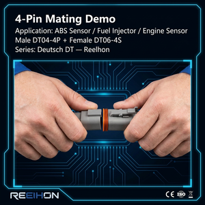 Kits de prises et connecteurs <span class=keywords><strong>électrique</strong></span>s <span class=keywords><strong>étanche</strong></span>s pour automobile Deutsch DT Series DT06-2S 3S 4S 6S 8S 12S/DT04-2P 3P 4P 6P 8P - Product Image 4