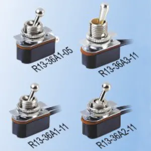 SCI R13-36 Toggle Switch From Taiwan Maximum Current 6A 3A With 250VAC Voltage