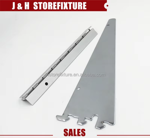 أنظمة رفوف من سبائك الألومنيوم جدار مشقوق واحد مستقيم قابل للتعديل نظام مثبت على الحائط مشقوق رفوف مستقيمة - Product Image 6