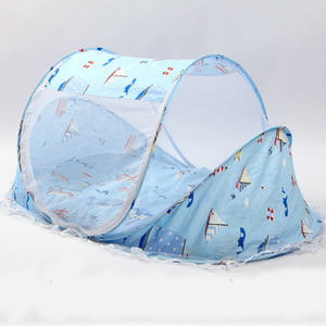 Moustiquaire pliable pour bébé avec tapis de couchage et oreiller, lit moustiquaire 3 pièces, musique, 0-3 ans - Product Image 3