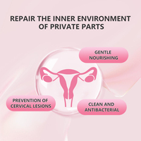 Gel Nettoyant et Raffermissant Vaginal Yoni Pops Féminin, Équilibre du pH, 100% Herbes Médicinales, Végétalien, Emballage Anti-Humidité pour l'Hygiène