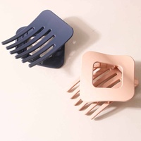Daou – Grandes pinces à cheveux latérales en plastique mat de 9,5 cm, haute qualité, couleurs unies, accessoires capillaires charmants pour femmes, vente en gros