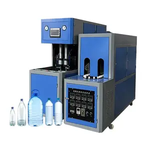 Máquina de soplado semiautomática de botellas de plástico PET para llenar aceite, máquina de fabricación de botellas de 10L, máquinas de soplado de plástico