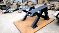 Nueva Plataforma de Remo en Forma de T de Metal, Soporte Multifuncional Integrado para Entrenamiento de Espalda y Remo, Uso Comercial, 300 kg