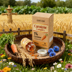 Hoogwaardige <span class=keywords><strong>Beta</strong></span> Caroteen Antioxidant Ondersteuning OEM GMP Gecertificeerde Caroteen Complex Zachte Capsules - Product Image 5