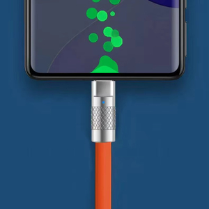 Chất lượng cao nhanh chóng phí cáp điện thoại di động sạc cáp dữ liệu Silicone lỏng cảm thấy USB-C nhanh đa sạc cáp - Product Image 3