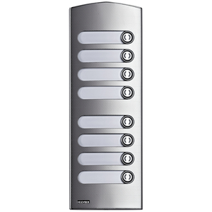 Placa Suplementaria de Acero Ik10 de 8 Botones, Placa para Puerta de 30.5 cm de Longitud - Product Image 1