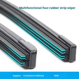 Auto-Scheibenwischer Bester Austausch Einfache Installation Windschutzscheiben-Wischerblatt Doppelgummi-Streifen - Product Image 3