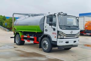 รถดูดสิ่งปฏิกูล Dongfeng D7 ขนาด 4x2 8CBM พร้อมปั๊มสุญญากาศนำเข้า (อุปกรณ์เสริม) ดูดแนวตั้งได้ 7-10 เมตร สำหรับขจัดของเสียสุขาภิบาล - Product Image 2