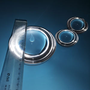 Yüksek hassasiyetli odak yarım yuvarlak Lens optik cam led co2 lazer teleskop Fiber optik endoskop objektif lensler - Product Image 4