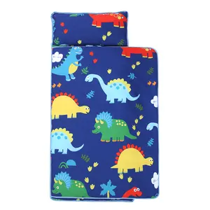 Girls Sleeping Bag Boys Sleeping Bags Toddler Nap Mat For Preschool Kids Boys And Girls With Removable Pillow Blanket