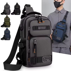 Bolso de Pecho Personalizable con Logotipo, Oxford Impermeable, Unisex, de Nailon, con Cierre, para Uso Diario, Bandolera, Deportes al Aire Libre, Viajes - Product Image 1