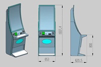 Armoire de jeu rotative personnalisée certifiée CE avec impression de logo ODM pour jeux d'arcade