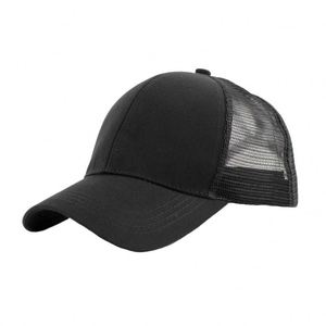 Gorra de béisbol de malla para mujer, para verano, al aire libre, con cola de caballo, de algodón, para protección solar, deportiva, personalizada, transpirable - Product Image 3