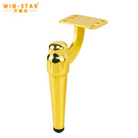 Pieds de canapé en métal Winstar pour canapé-lit et table, fourniture en gros de quincaillerie pour meubles, usine chinoise