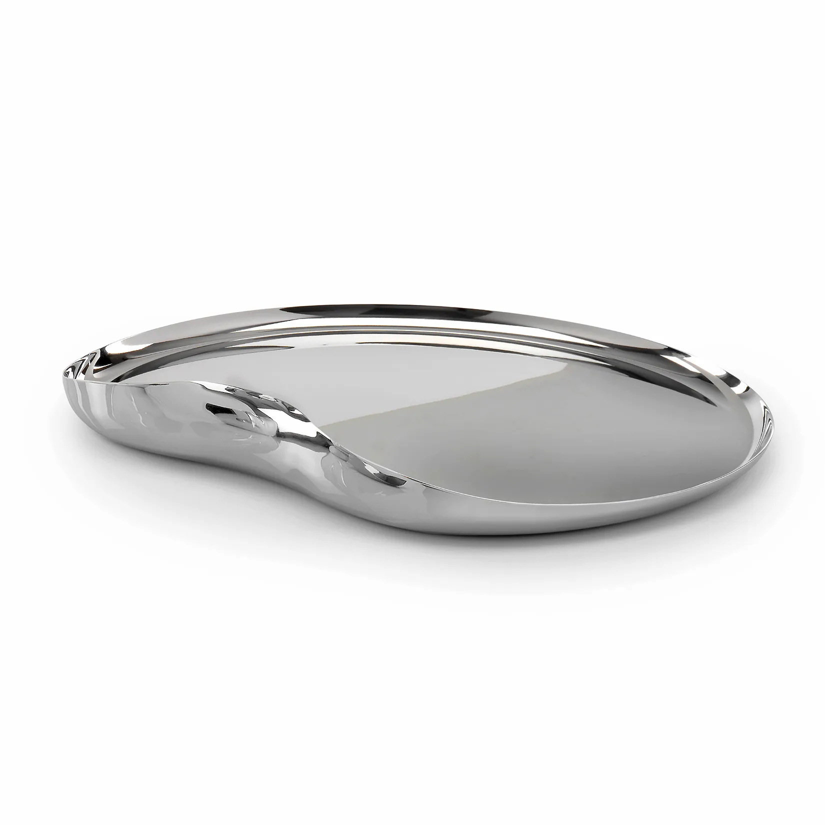 Miroir argenté M : 25 x 28 cm