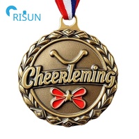 Médailles de pom-pom girl personnalisées 3D de l'équipe de pom-pom girl, médaille de médaillon, médaille de pom-pom girl personnalisée