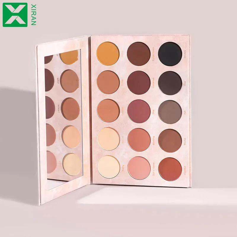 Benutzer definierte vegane Grausamkeit Kostenlose hochwertige Lidschatten-Palette Private Label Großhandel Multi Chrome Nude Matte Lidschatten-Palette