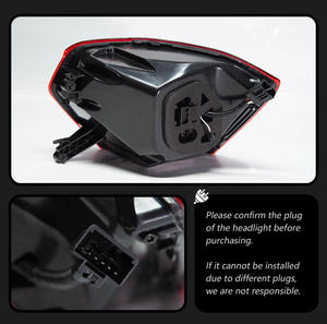 Feux arrière modifiés à LED avec clignotants séquentiels pour Volkswagen Polo 2019-2024, accessoires de voiture, tension 12V - Product Image 5