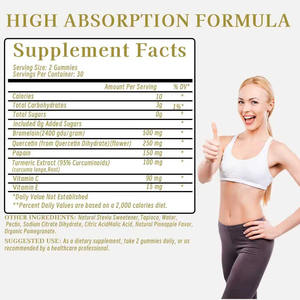 Bonbons Gommeux à la Bromélaïne et à la Papaïne Marques Blanches pour la Digestion, les Articulations et la Protection Antioxydante – 100% Naturel, Qualité Alimentaire - Product Image 6