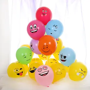 थोक पार्टी सजावट कस्टम कार्टून मुद्रित लोगो लेटेक्स 12 इंच गुब्बारे