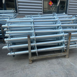 تطبيق أكوام الأساس اللولبية الصلب المجلفن نظام أكوام حلزونية - Product Image 1