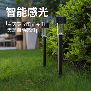 Lampes solaires pour pelouse en plastique HJ-038, imperméables, éclairage décoratif extérieur pour jardin et maison - Product Image 2