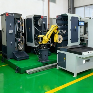 Machine de polissage automatique robotisée à 6 axes pour le débavurage de pièces de fonderie en laiton et le ponçage à bande abrasive - Product Image 4