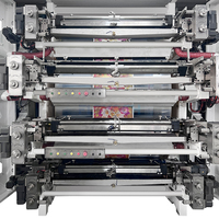 Machine d'impression flexographique automatique à 8 couleurs à impression centrale pour l'impression de films PE, BOPP, PET, CPP, nylon