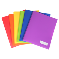 Carpeta de Archivo Delgada con Dos Bolsillos, Tamaño A4/Carta, con Logotipo Personalizado, de Plástico PP, para Presentación de Documentos