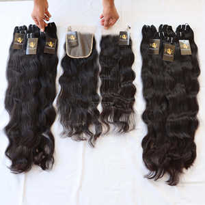 Pelo indio de visón de alta calidad, fino, HD, cierre Frontal de encaje, transparente, suizo - Product Image 1